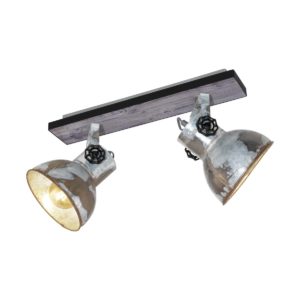 Φωτιστικό τοίχου – διπλό σποτ BARNSTAPLE Καφέ