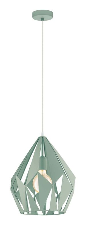 Κρεμαστό φωτιστικό CARLTON-P Παστέλ πράσινο