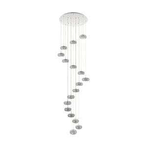 Κρεμαστό φωτιστικό dimmable CORLIANO 1 Χρωμέ