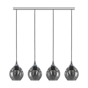 Κρεμαστό 4φωτο φωτιστικό BREGALLA Χρωμέ