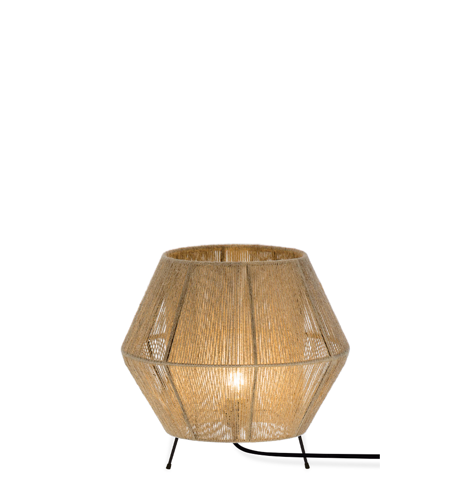Πορτατίφ Zaira E27 40W 30cm Σχοινί