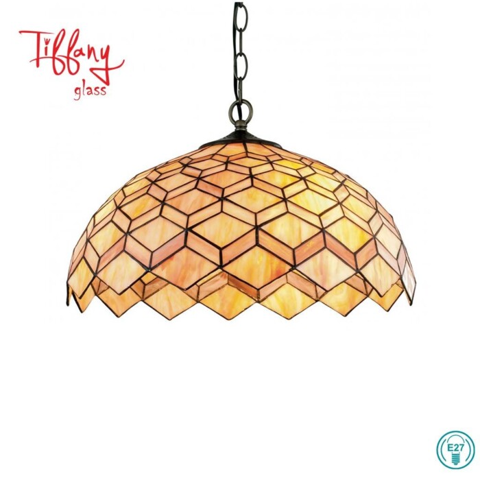 Φωτιστικό Κρεμαστό Tiffany Luce Ambiente I-Liberty-S