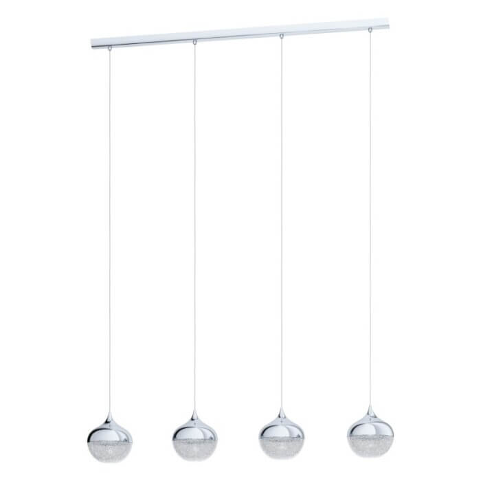 Κρεμαστό φωτιστικό 4φωτο MIOGLIA 1 Χρωμέ EGLO