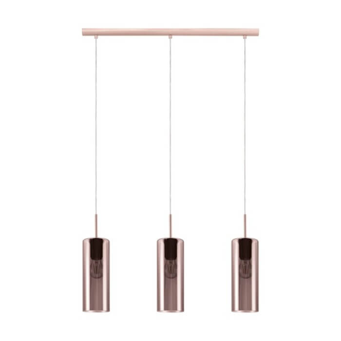 Κρεμαστό 3φωτο φωτιστικό SELVINO Χαλκός EGLO