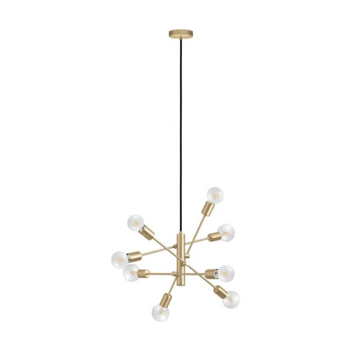 Κρεμαστό 8φωτο φωτιστικό GRADOLI 1 Μπρονζέ EGLO