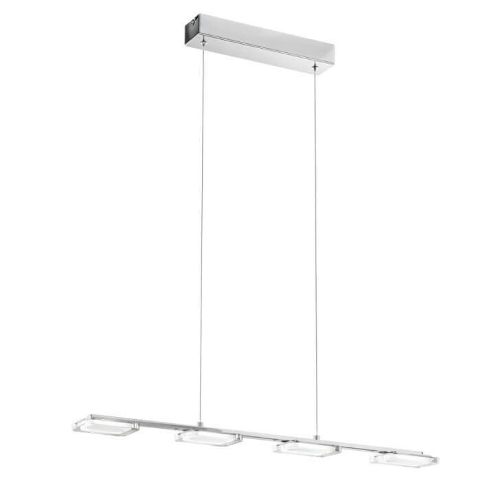 Κρεμαστό 4φωτο φωτιστικό LED CARTAMA Χρωμέ EGLO