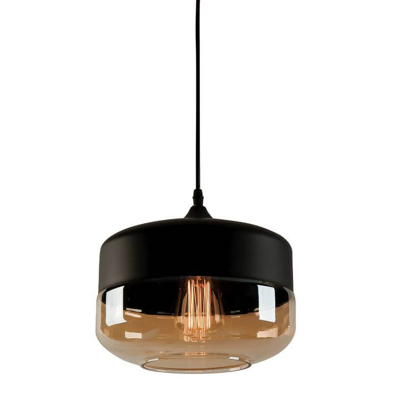 Κρεμαστό Φωτιστικό Οροφής Μαύρο Σαμπανιζέ Ε27 ZAMBELIS LIGHTS