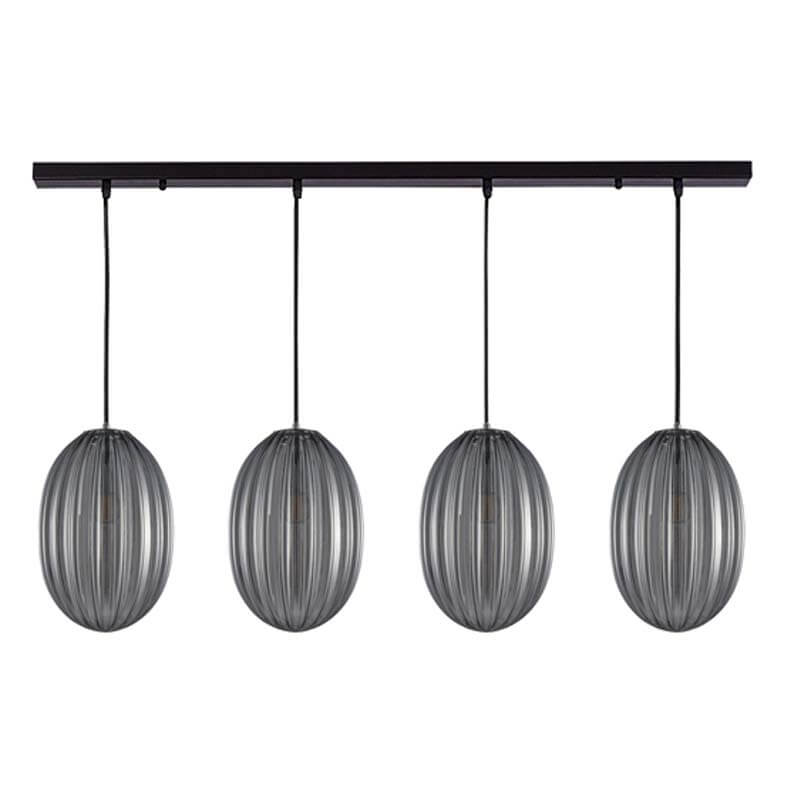 Κρεμαστό Φωτιστικό Πολύφωτο Ράγα σε Μαύρο Χρώμα ZAMBELIS LIGHTS