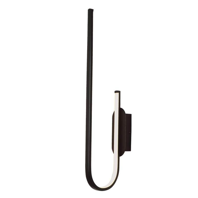 Φωτιστικό Τοίχου με Ενσωματωμένο LED σε Μαύρο Χρώμα ZAMBELIS LIGHTS