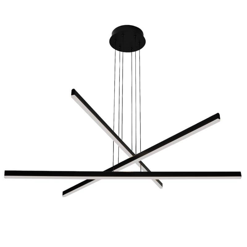 Κρεμαστό Φωτιστικό με Ενσωματωμένο LED σε Μαύρο Χρώμα ZAMBELIS LIGHTS