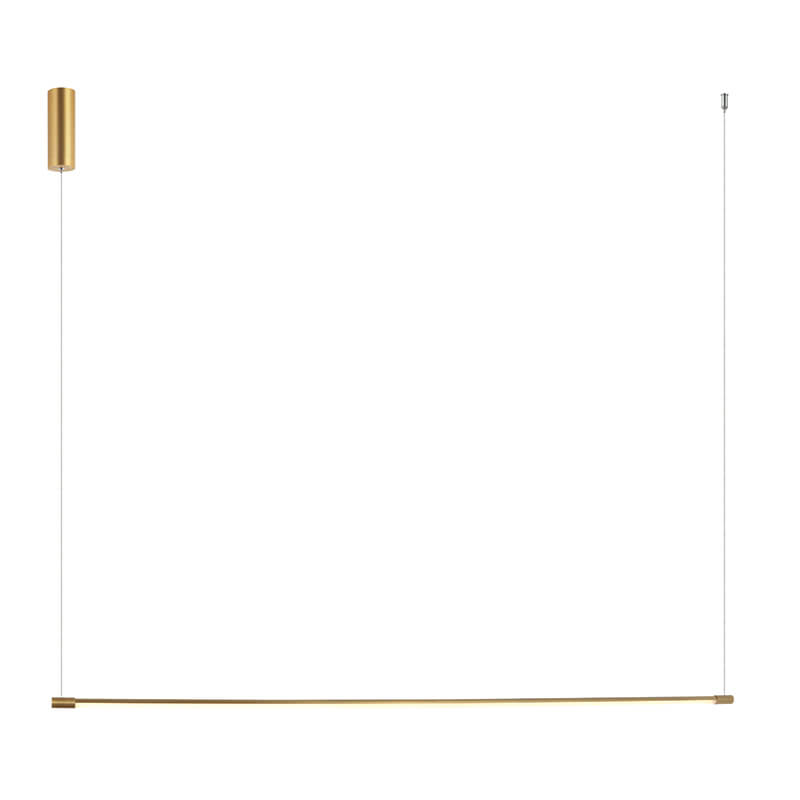 Κρεμαστό Φωτιστικό Οροφής Ράγα 20W Led Αλουμινίου Χρυσό ZAMBELIS LIGHTS