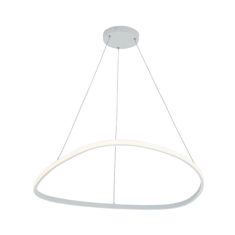 Κρεμαστό Φωτιστικό Οροφής Led Αλουμινίου Λευκό Dimmable ZAMBELIS LIGHTS