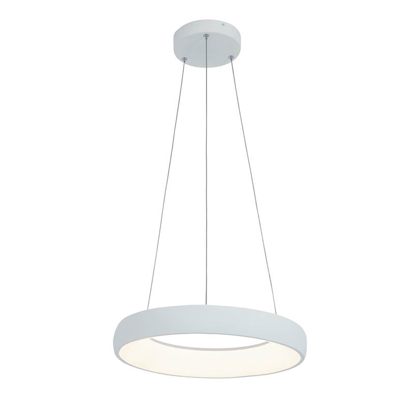 Κρεμαστό Φωτιστικό Οροφής 60W Led Αλουμινίου Λευκό Dimmable ZAMBELIS LIGHTS