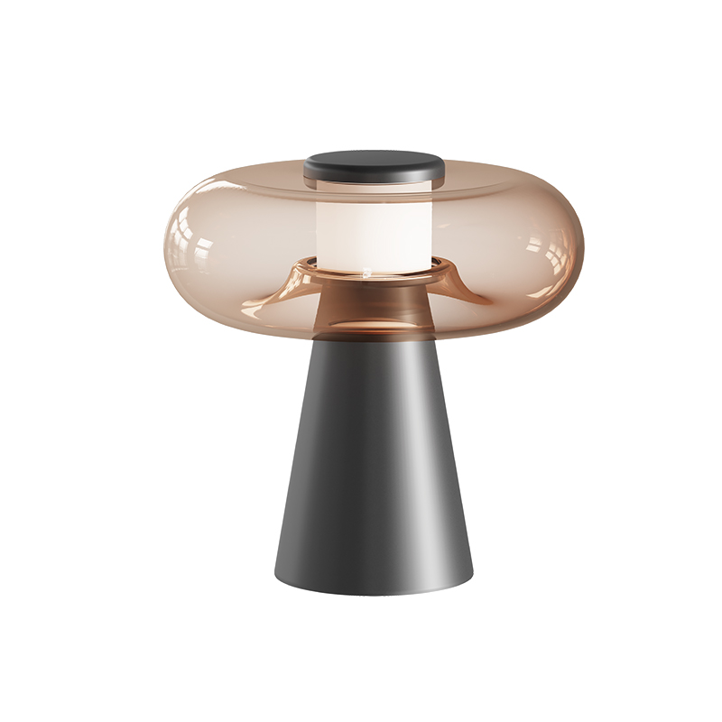 Zambelis Lights Επιτραπέζιο Φωτιστικό LED 18W Καφέ