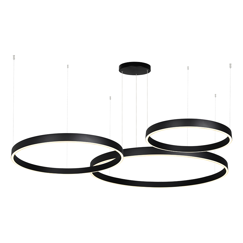 Zambelis Lights Κρεμαστό Φωτιστικό LED Πάνω/Κάτω 174W Μαύρο