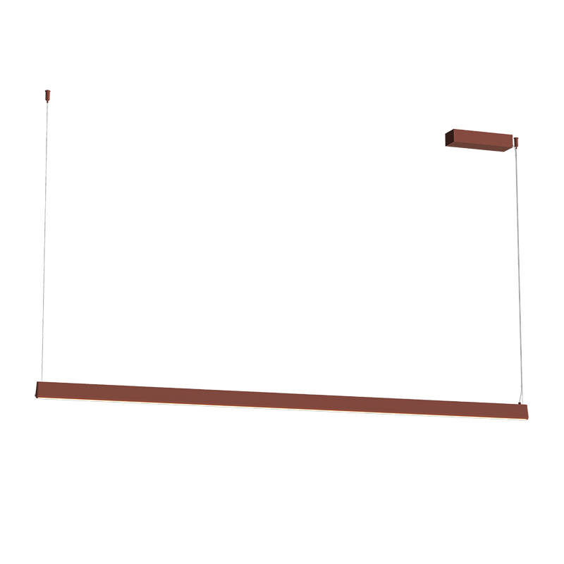 Zambelis Lights Κρεμαστό Φωτιστικό Γραμμικό LED 32W Κεραμιδί