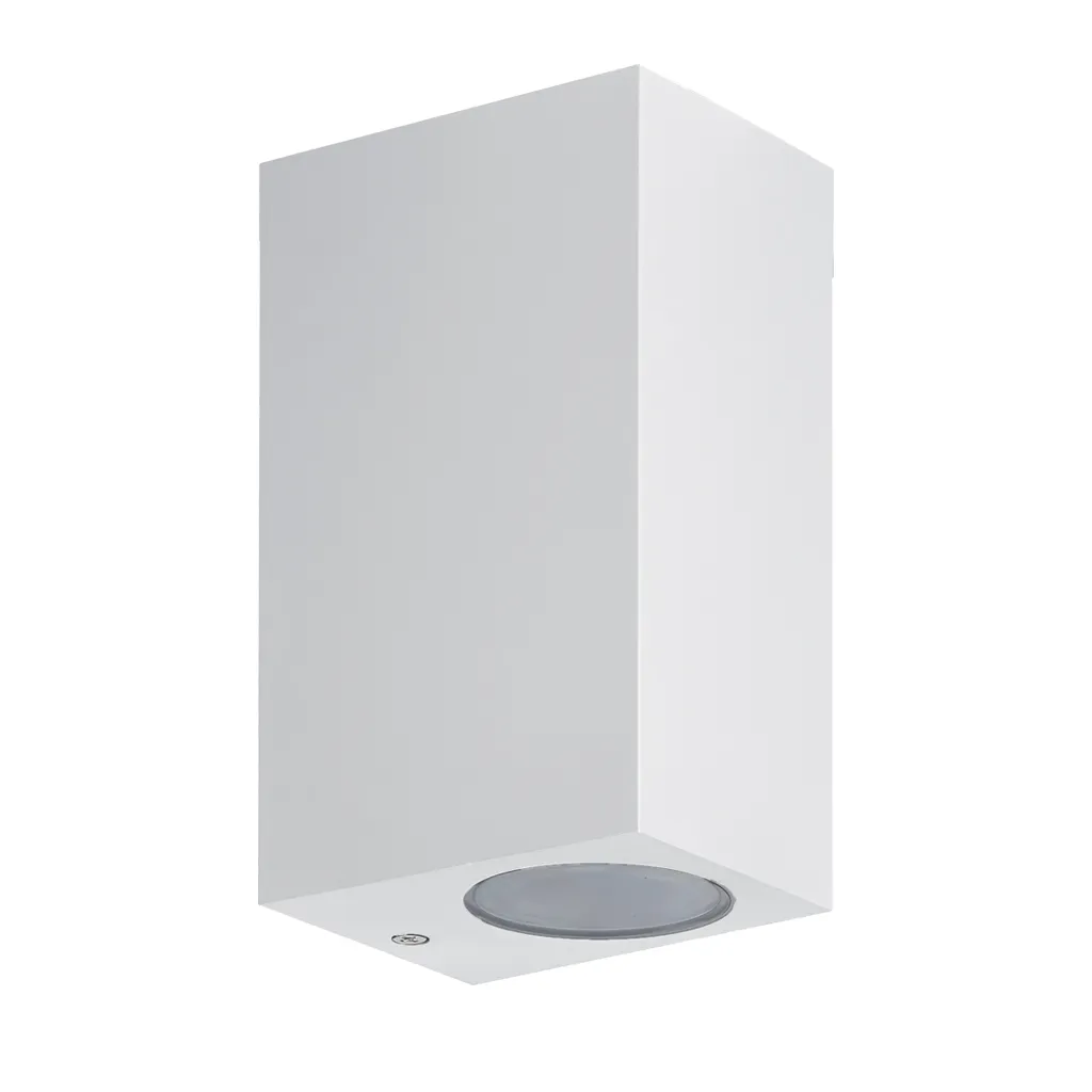 GEKAS Επίτοιχο Φωτιστικό Matrix 2xGU10 max2Χ7W Λευκό