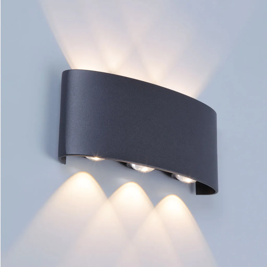 GEKAS Επίτοιχο Φωτιστικό Aldo 8W Ανθρακί