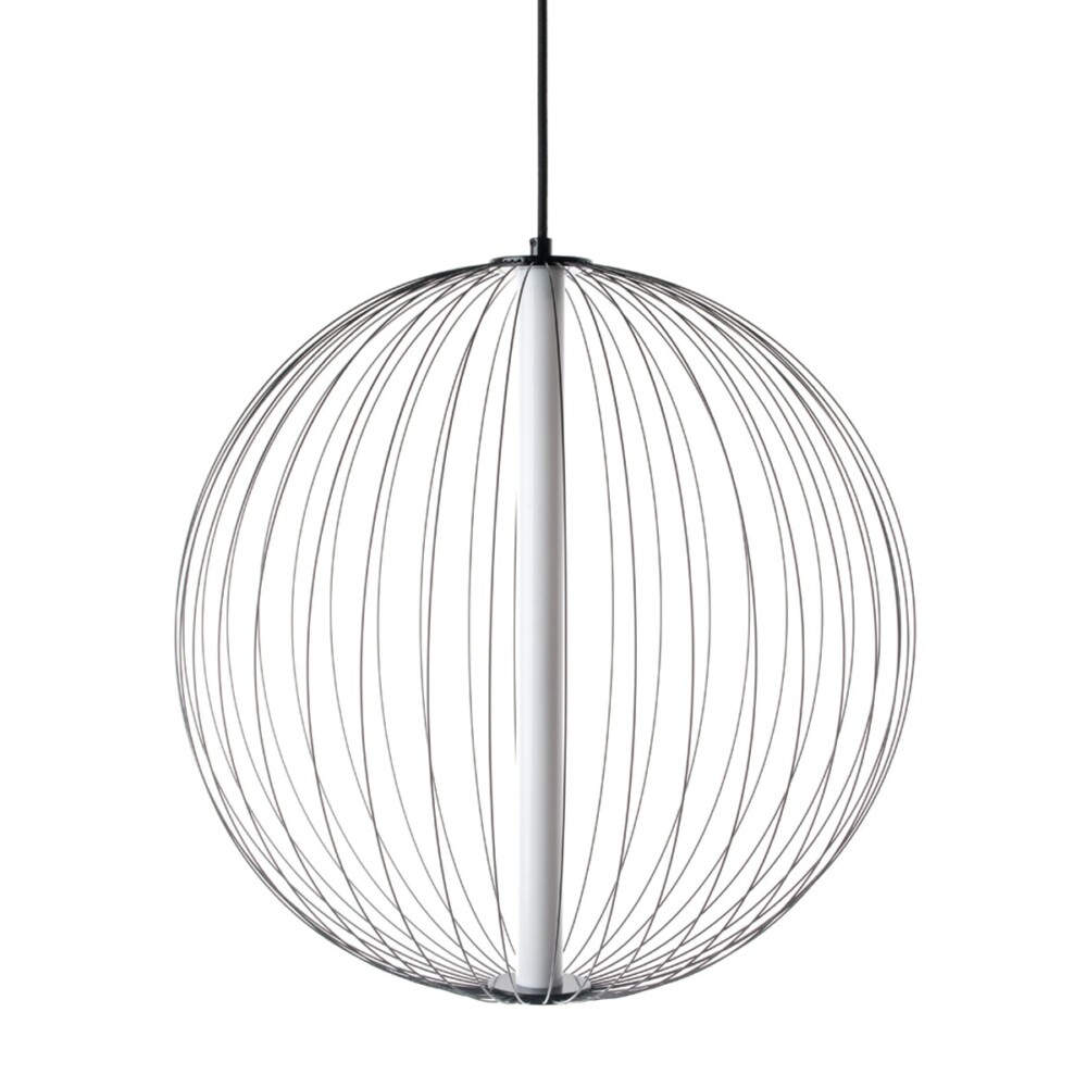 Κρεμαστό Φωτιστικό LED Polla Μαύρο VK/04390/PE/B/W