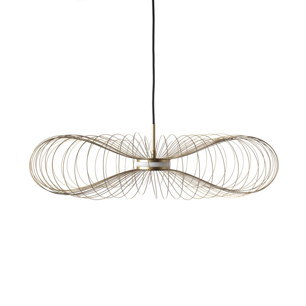 Κρεμαστό Φωτιστικό LED Polla Χρυσό VK/04254PE/GD/WW