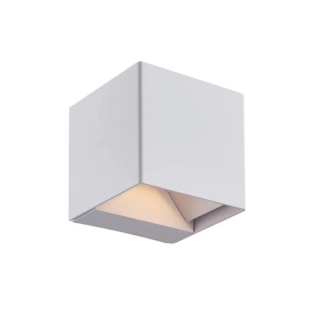 GEKAS Επίτοιχο Φωτιστικό Box Led 6W Λευκό