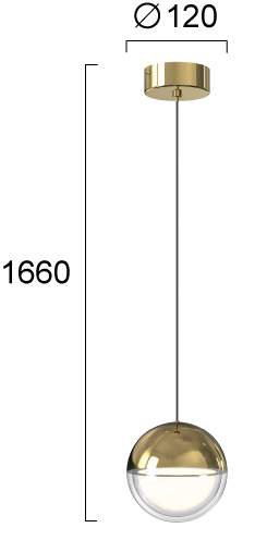 Viokef Μονόφωτο Χρυσό Zirea