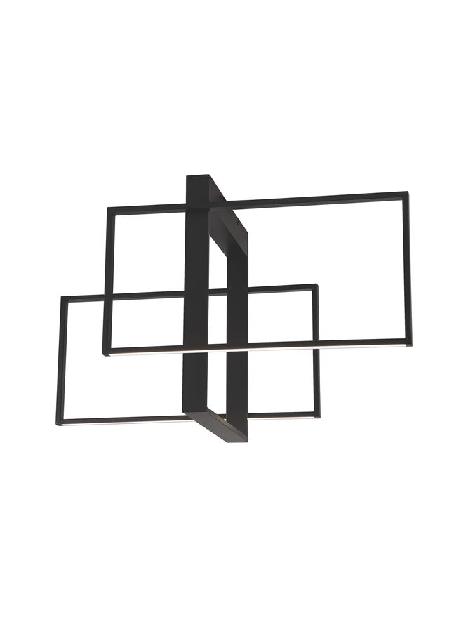 Φωτιστικό Οροφής LED 26W Μαύρο Clea Nova Luce