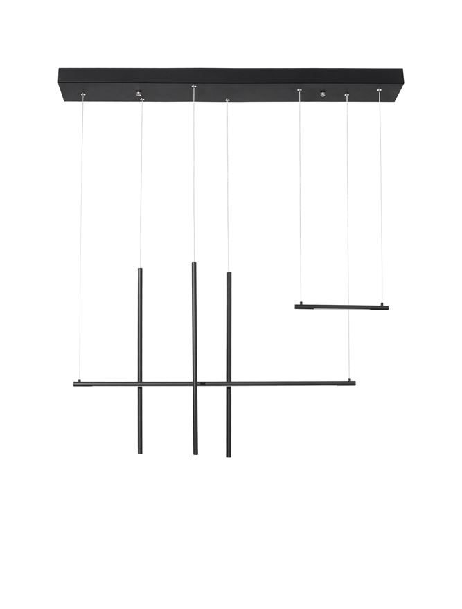 Πολύφωτο LED 35W Μαύρο ELETTRA Nova Luce