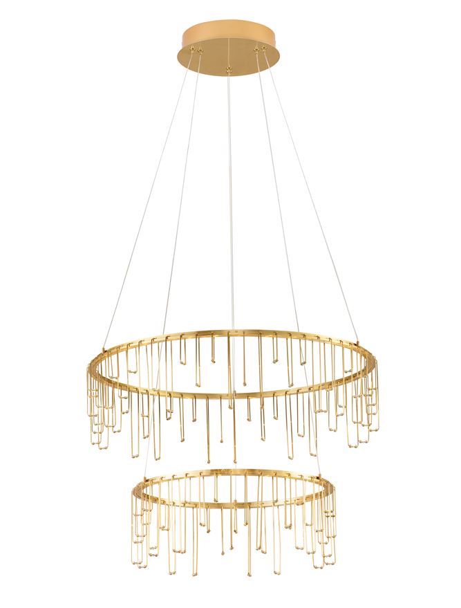 Κρεμαστό Φωτιστικό LED 41W 3000K Χρυσό Stellar Nova Luce