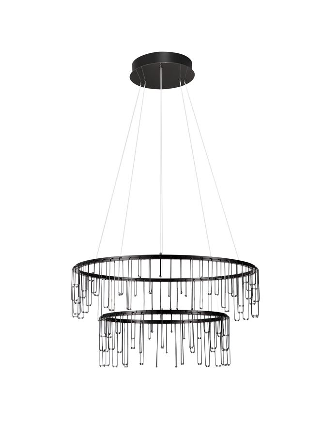 Κρεμαστό Φωτιστικό LED 41W 3000K Μαύρο Stellar Nova Luce