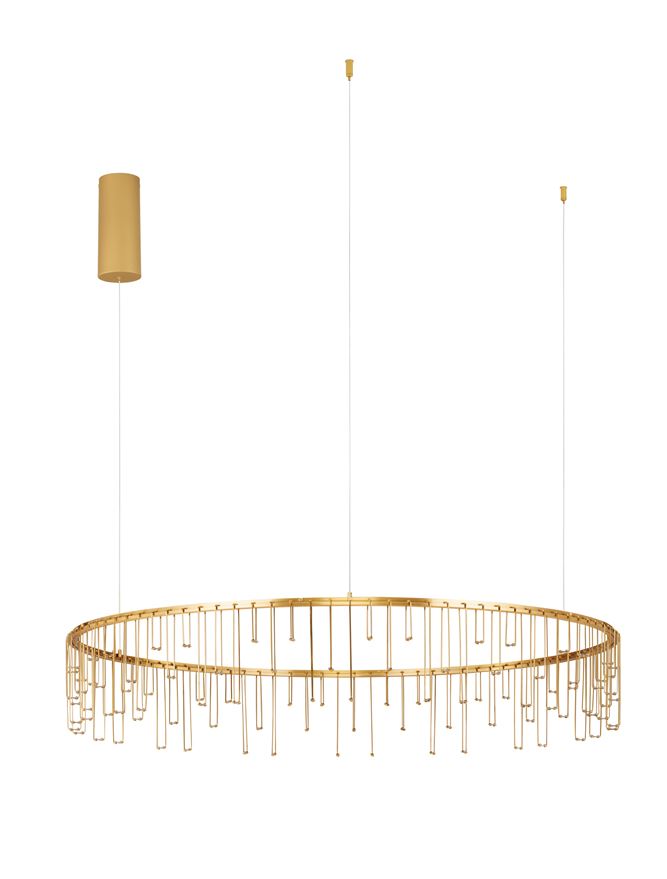 Κρεμαστό Φωτιστικό LED 36W 3000K Χρυσό Stellar Nova Luce