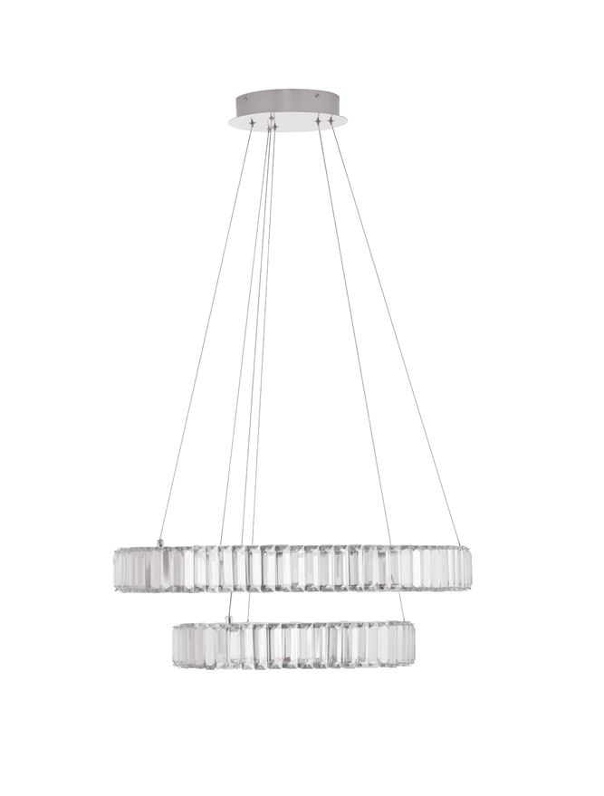 Κρεμαστό Φωτιστικό LED 46W Χρώμιο Aurelia Nova Luce