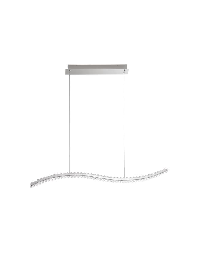 Κρεμαστό Φωτιστικό LED 40W Χρώμιο Aurelia Nova Luce