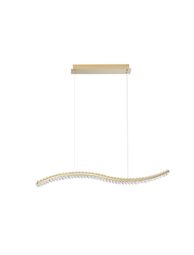 Κρεμαστό Φωτιστικό LED 40W Χρυσό Aurelia Nova Luce