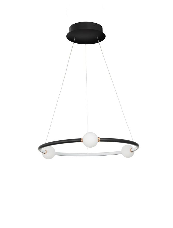 Κρεμαστό Φωτιστικό LED 36W Μαύρο CELIA Nova Luce