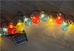 ΦOS_ΜΕ Ηλιακό  30 LED Μπαλάκια με 8 προγράμματα Πολύχρωμα