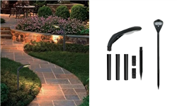 ΦOS_ΜΕ Ηλιακό Καρφωτό Φωτιστικό Κήπου Θερμό