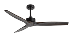 Lineme Alessa nuovo Ανεμιστήρας Οροφής 132cm με Τηλεχειριστήριο Μαύρο