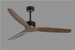 Lineme Alessa nuovo Ανεμιστήρας Οροφής 132cm με Τηλεχειριστήριο Μαύρο Σοκολατί