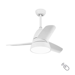 Lineme Mistral Ανεμιστήρας Οροφής 90cm με Φως και Τηλεχειριστήριο Λευκό