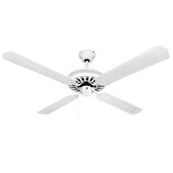 Lineme Deco Ανεμιστήρας Οροφής 130cm με Τηλεχειριστήριο Λευκό