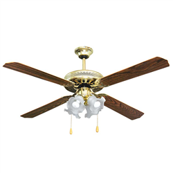 Lineme Deco Ανεμιστήρας Οροφής 130cm με Φως και Τηλεχειριστήριο Λευκό