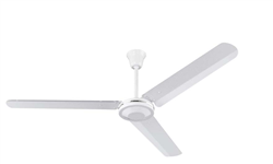 Lineme Industrial Ανεμιστήρας Οροφής 140cm με Διακόπτη και Μοτέρ Αλουμινίου Λευκό