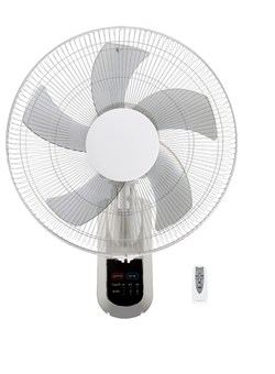 Lineme Επίτοιχος Ανεμιστήρας 45cm με Τηλεχειριστήριο Λευκό