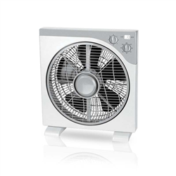 Lineme Boxfan Ανεμιστήρας Δαπέδου 43cm Λευκό / Γκρι
