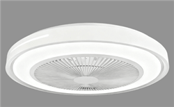 Lineme Sarma Ανεμιστήρας Οροφής 46cm με Φως και Τηλεχειριστήριο Λευκό