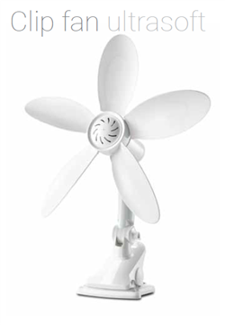 Lineme Clip fan ultrasoft Ανεμιστήρας Επιτραπέζιος 33cm Λευκό