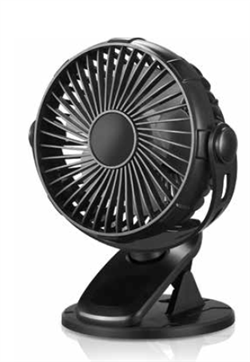 Lineme USB clip fan Ανεμιστήρας Επιτραπέζιος 13cm Μαύρο