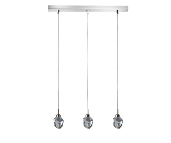 3φωτη Μπάρα 01464 LED 9W Γυαλί