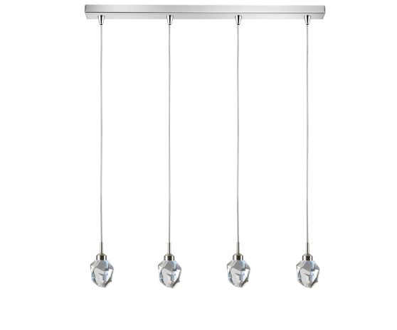 4φωτη Μπάρα 01464 LED 12W Γυαλί